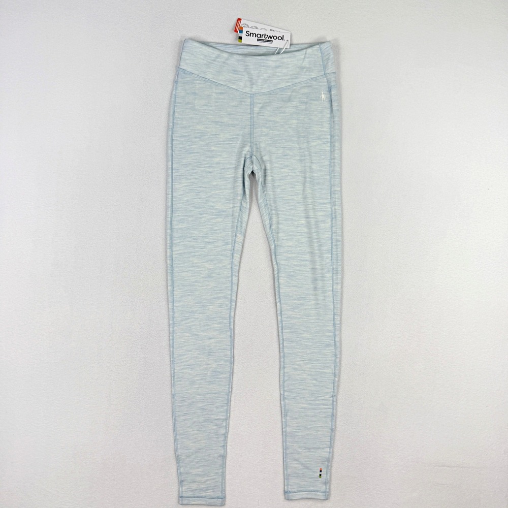 Smartwool Classic Thermal Merino Wool Baselayer Pant Size S Womens Sky Blue
